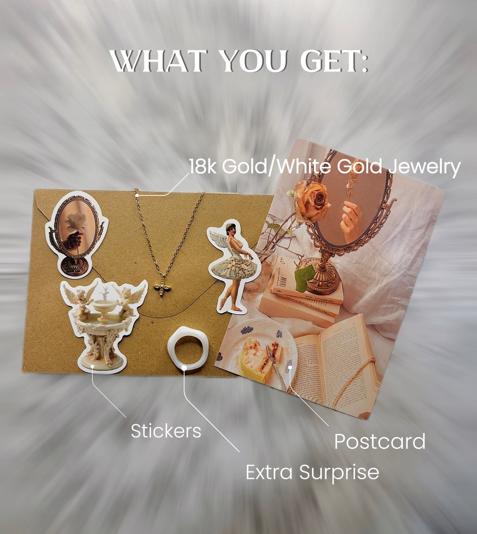 Waterproof Jewelry Mail Subscription - SunClub Snail Mail Club